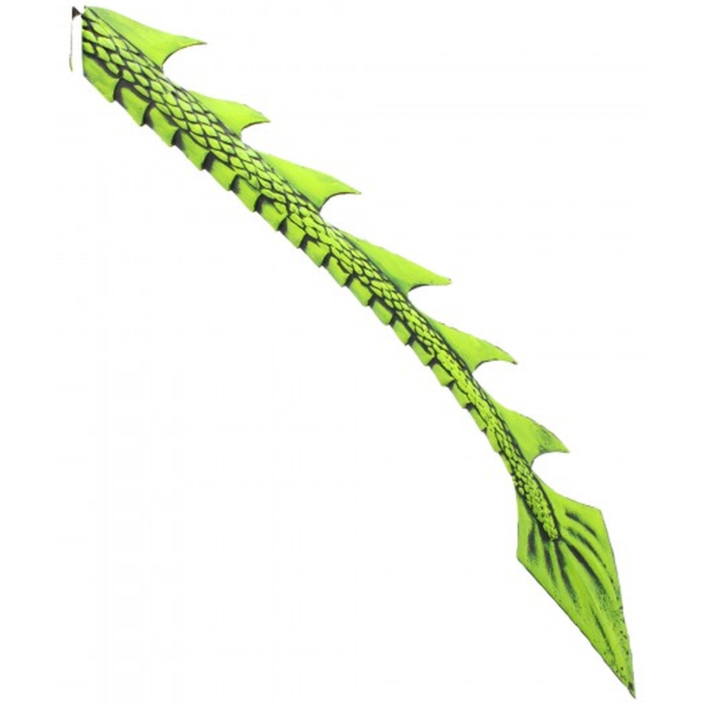 Zac's Alter Ego - Dragon Tail Kostuum Accessoire - Drakenstaart - Groen